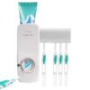 Dispensador de Crema Dental Automatico Manos Libres con Portacepillos