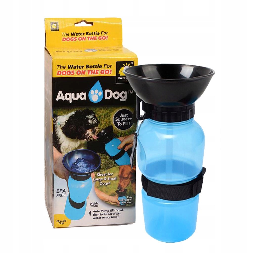 Botella y Bebedero portatil de agua y bolsas para perros