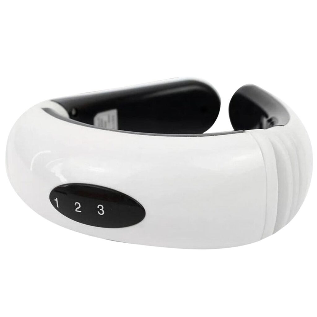 masajeador de cuello con electrodos