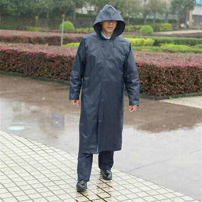 Capa Impermeable larga abrigo capota adulto capa para lluvia tipo gaban Canela Hogar