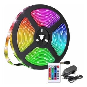 Cinta Led Rgb Multicolor 5 Metros Con Control Remoto