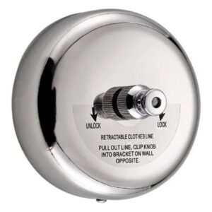 Tendero Retractil de Acero Inoxidable para Pared