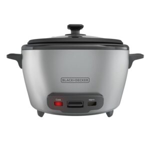 Olla Arrocera Black + Decker 20 Tazas Tapa Vidrio Y Vaporera