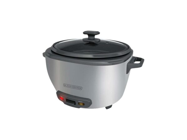 Olla Arrocera Black + Decker 20 Tazas Tapa Vidrio Y Vaporera - Imagen 3