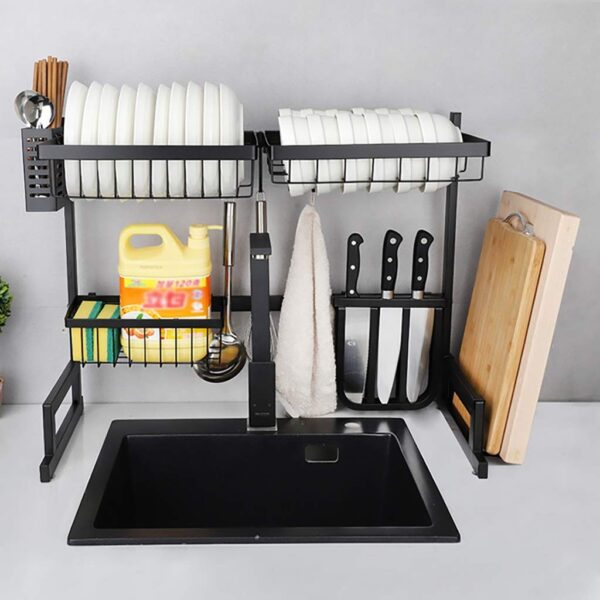 Escurridor de Platos | Cocina | Platero 65 Cm | Locero Metalico - Imagen 9