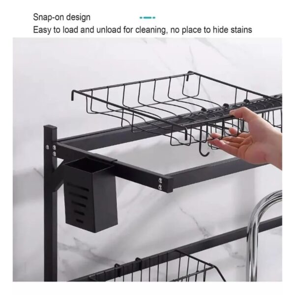 Escurridor de Platos | Cocina | Platero 65 Cm | Locero Metalico - Imagen 5