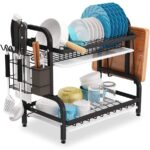 Locero Escurridor Inoxidable Platero 2 Niveles Secaplatos