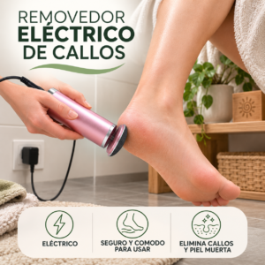 Quita callos electrico Pulidor de pies  y removedor piel muerta