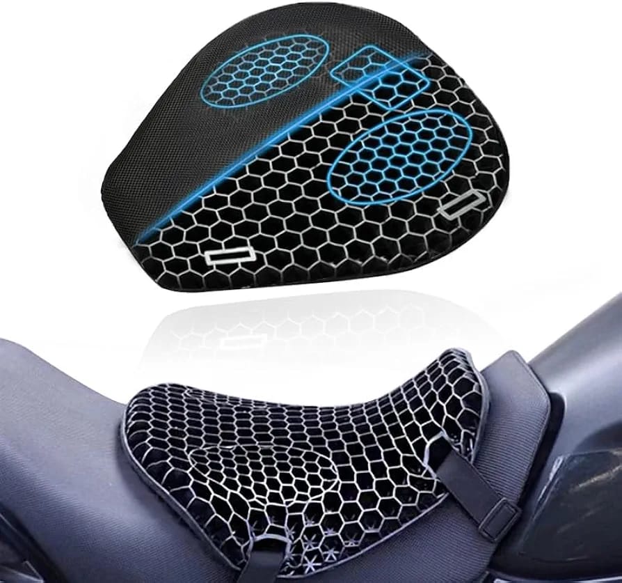 Cojin silicona gel universal para moto impermeable con funda - Imagen 10