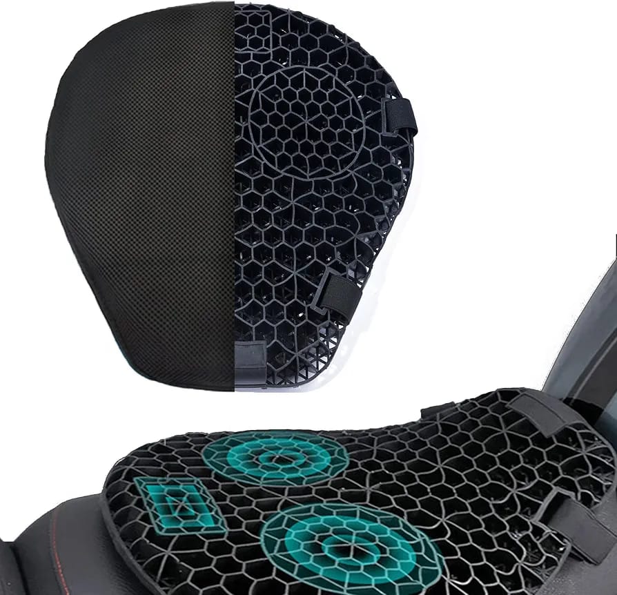 Cojin silicona gel universal para moto impermeable con funda - Imagen 8